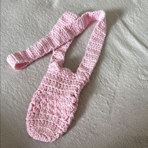 Handmade crochet water bottle holder bag new